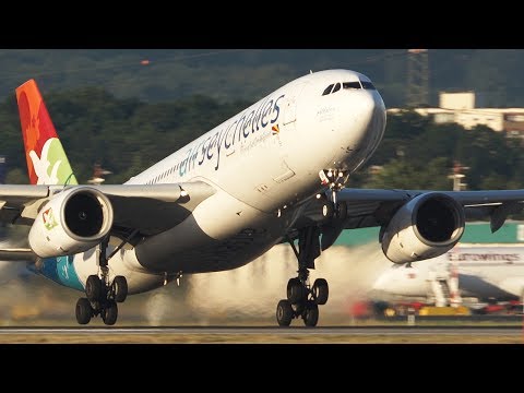 12 HEAVY plane LANDINGS and DEPARTURES - Airbus 330 | ILYUSHIN 76 | Boeing 747 / ASKCargo 002#