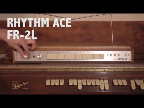 Ace Tone Rhythm Ace FR-2L drum machine demo