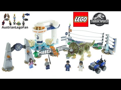 Vidéo LEGO Jurassic World 75937 : La fureur du Tricératops