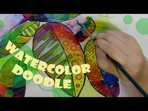 KunstNatur - Doodle com Aquarell