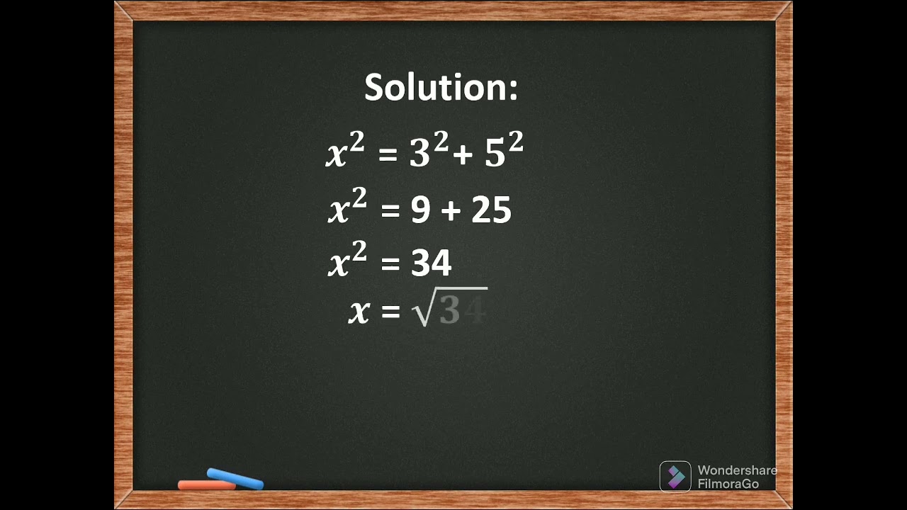 Math Tutorial using MS PowerPoint | Pythagorean Theorem