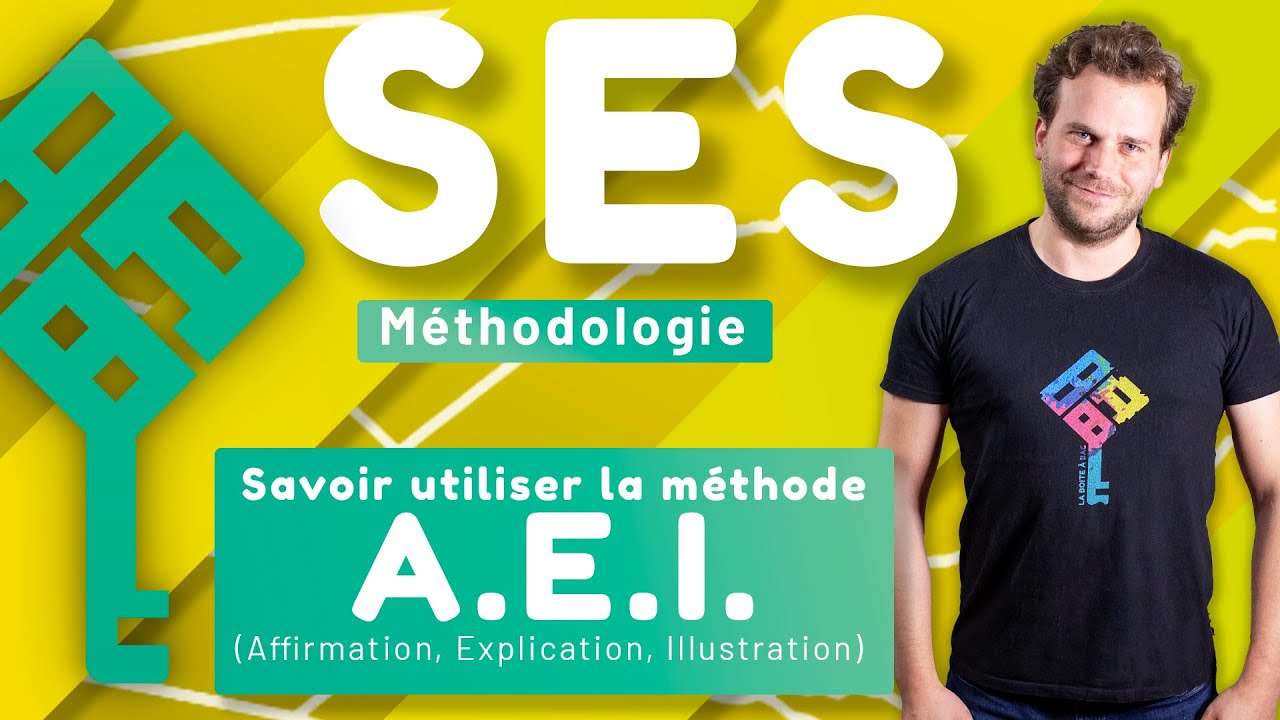 Méthode AEI en SES - Mes conseils pour savoir l'utiliser lors de tes épreuves ! Bac SES 2025 Méthodo