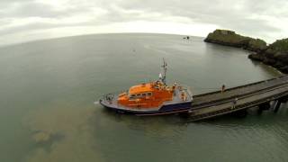 preview picture of video 'Tamar Lifeboat 16-01 Recovers following an exercise at Tenby'