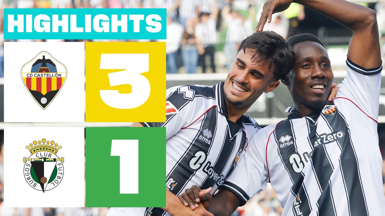 CD Castellón vs Burgos Club de Fútbol Highlights