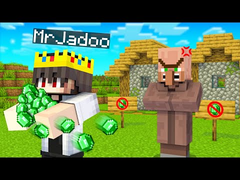 This Villager BANNED Emeralds in my Village...