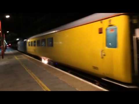 67027 and 67012 top and tail a test train in crewe