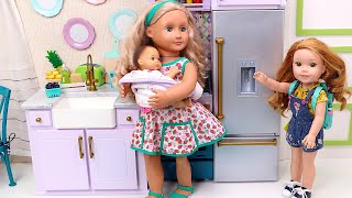 Download lagu Looking after the kids! Play Dolls mp3