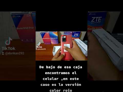 unboxing de ZTE BLADE V40 SMART