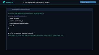 SyntricDB Python Tutorial: Build AI & RAG Apps with LangChain, LlamaIn
