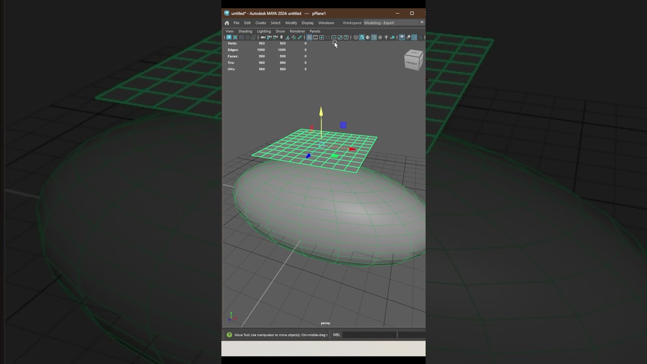 Maya 2025 Basic Tutorial - Conform Mesh in Autodesk Maya