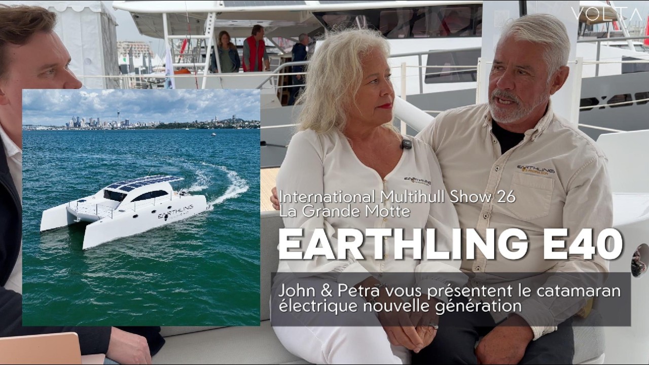 E-40, catamaran électrique-hybride Video