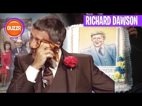 A BIG SECRET SURPRISE brings Richard Dawson to TEARS! - Family Feud | BUZZR