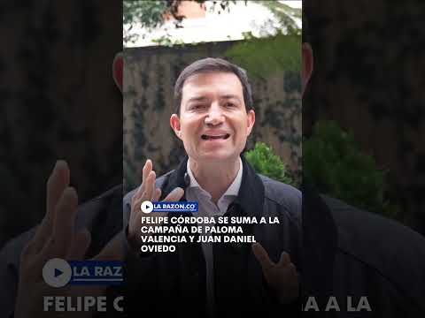 Felipe Córdoba se suma a la campaña de Paloma Valencia y Juan Daniel Oviedo