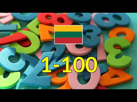 Lithuanian Numbers 1-100