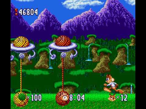 Bubsy in Claws Encounters of the Furred Kind Europe Longplay Playthrough by Morty Weirdland