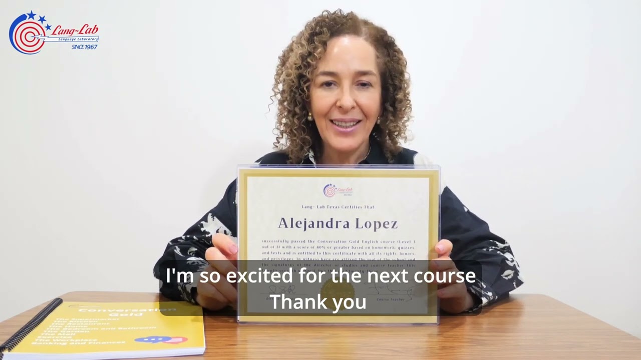 Lang-Lab Texas student video testimonial