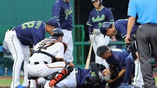 騒然】142キロ直撃…松下歩叶が倒れ込む緊急事態　西舘勇陽も無念の退場💥😢