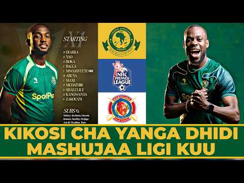 Kikosi Cha Yanga Leo Dhidi Ya Mashujaa Ligi Kuu NBC 2026/2027