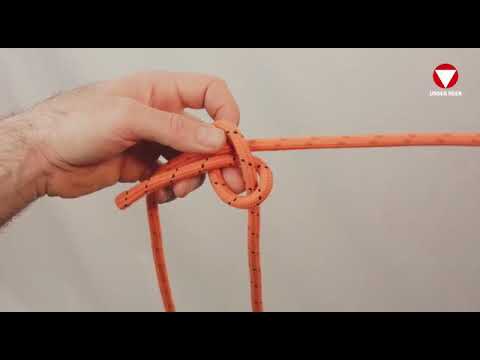 Leichte Knoten - 1.2. Sackstichknoten (Ringform gesteckt)