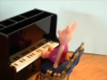 Piglet S Odyssey Playing Piano