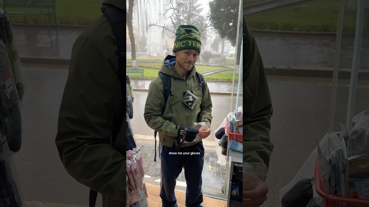 Come shopping with us in Sapa Vietnam 🇻🇳  #vietnam #arcteryx #northface #sapa