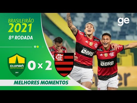 Gols e lances de Cuiabá x Flamengo