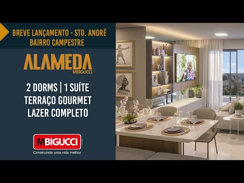 Alameda MBigucci - Breve Lançamento - 2 dorms (1 suíte) | Lazer completo