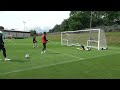 Barnsley F.C. | Goalkeeper Training | 1v1, Reaction Saves & Double Saves