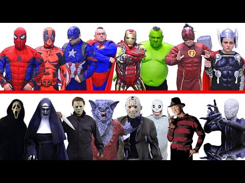 Superheroes VS Super Scary Guys