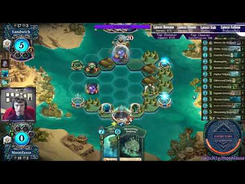 Faeria Stream Highlight - Green Teleport vs Sandwich's Y Flyers