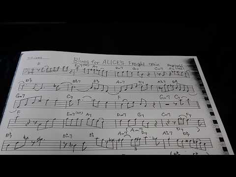 Reginald Veal / Blues For Alice's Freight Train (bass solo transcription)