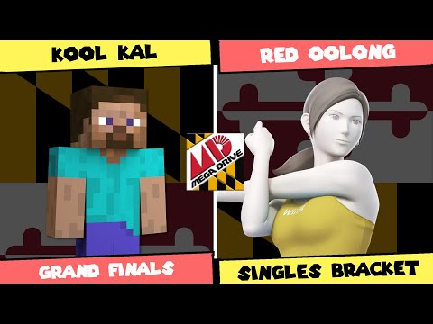 Mega Drive #104: Grand Finals - Kool Kal (Steve) Vs Red Oolong (Marth, Wii Fit) SSBU Singles