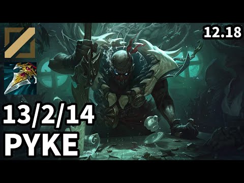 Pyke Mid vs Viktor - Ranked Grandmaster - Patch KR 12.18