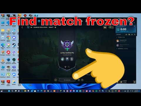 How to fix Find Match bug in League Of Legends Client Not Working Windows 10 and Windows 11