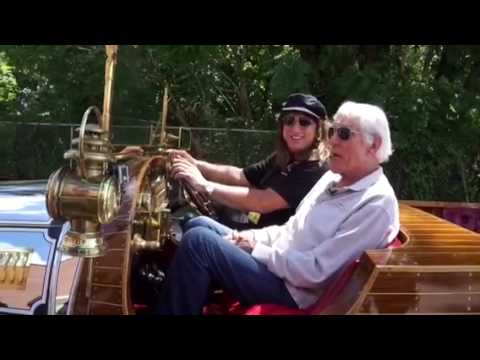 Dick Van Dyke with movie Car singing Chitty Chitty Bang Bang Danville Illinois homecoming 06/23/16