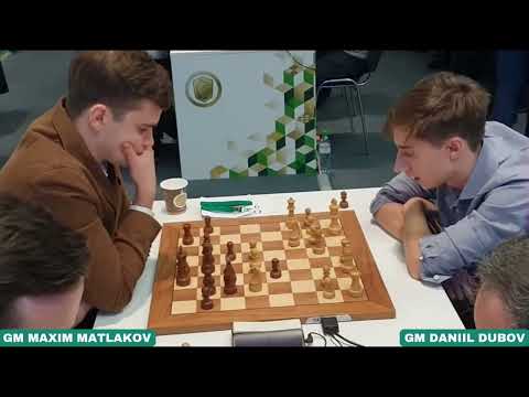 GM Daniil Dubov vs.  Maxim Matlakov World Blitz 2018