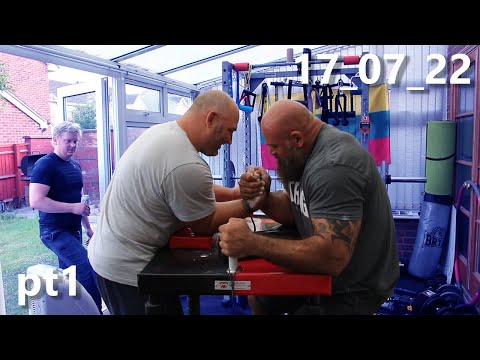 Armwrestling Mindaugas Dulskas, Mark Kinder, Big Loz