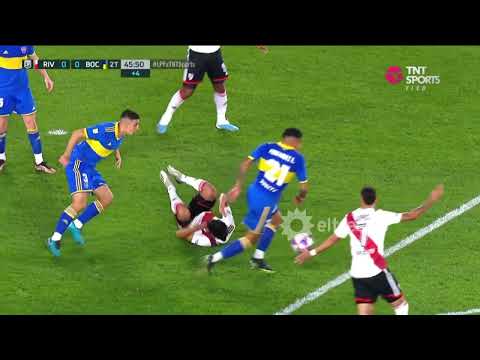 ¿FUE PENAL O NO FUE? MIRÁ LA JUGADA Y EL ANÁLISIS DE LA POLÉMICA JUGADA EN EL RIVER 1 - BOCA 0