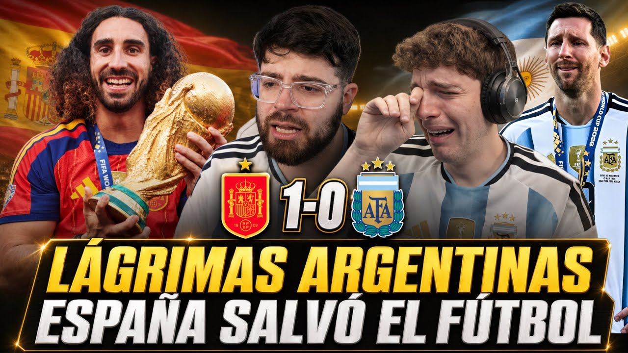 ARGENTINOS HUNDIDOS tras perder la FINAL DEL MUNDIAL ante ESPAÑA