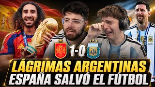 ARGENTINOS HUNDIDOS tras perder la FINAL DEL MUNDIAL ante ESPAÑA