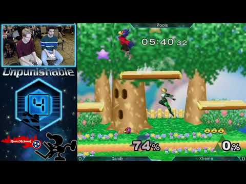 Unpunishable 4 - Xtreme (Sheik) vs Dandy (Falco) - Melee Singles