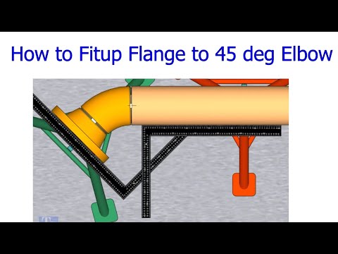 FIT UP AND INSPECTION OF ELBOWS OF ANY DEGREE WITH TWO RIGHT ANGLES