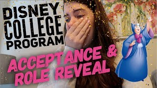 CAUGHT MY DCP ACCEPTANCE ON CAMERA?! + TELLING MY FAMILY! // Disney College Program