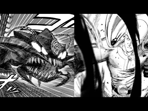 Ciempies Anciano vs Bang, Bomb, Genos y Saitama ONE PUNCH MAN