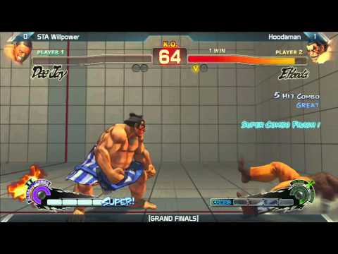 SSF4 AE 2012 STA Willpower vs Hoodaman Grand Finals |Saturday Night Snapback 5.4
