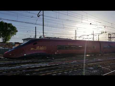 🇮🇹 UltraHD 4K Italo AGV ETR575-21 with train ITA 8920 Napoli-Venice