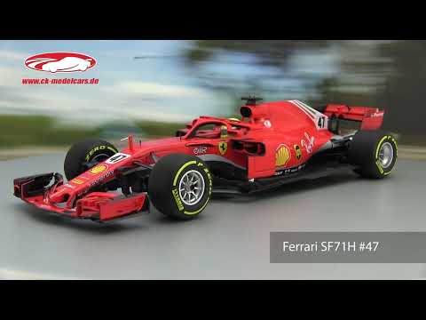 ck-modelcars-video: Mick Schumacher, Ferrari SF71H #47, Formel 1 Test Fiorano 2021, BBR