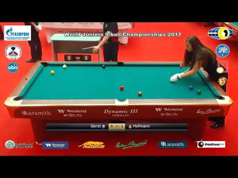 SF Gorst Fedor v Hofmann Patrick World Juniors 9 ball Championship 2017