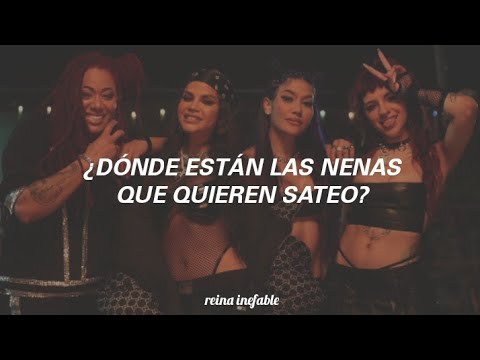 Natti Natasha x Farina x Cazzu x La Duraca - Las nenas (Letra)