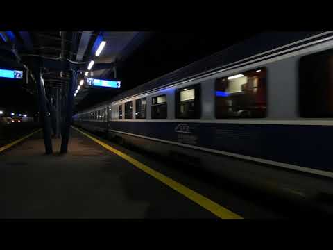 Blaj: IR 346 train (Bucharest - Wien)